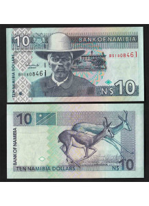 NAMIBIA 10 Dollars 2001 Fior di Stampa